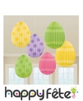 Oeufs de Pâques décoratifs à suspendre, 12cm, image 1