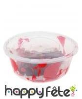 Organes humains ensanglantés dans une boîte, image 1