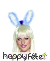 Oreilles lapin bleu