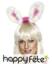 Oreilles lapin rose