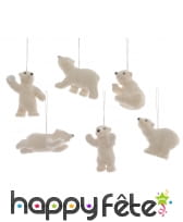 Ours pailleté à suspendre