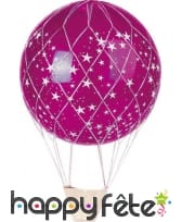 Panier avec anse pour nacelle montgolfière