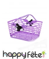 Panier à bonbons noir ou orange pour Halloween, image 3