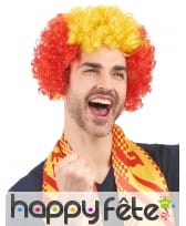 Perruque aux couleurs de l'Espagne