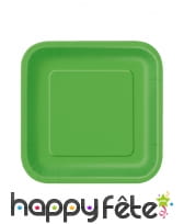 Petites assiettes carrées en carton de 17cm, image 2