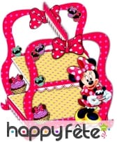 Présentoir à cupcakes Minnie café de 28 x 30 cm