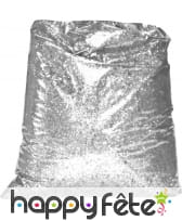 Paillettes argentée en sachet