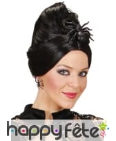 Pince araignée noire pailletée de 10cm