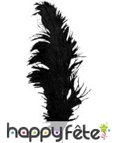 Plume autruche noire 55/60 cm