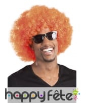 Perruque afro orange, image 1