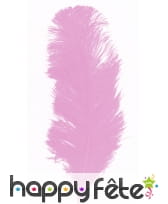 Plume autruche rose 32 cm
