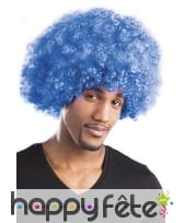 Perruque bleue afro, image 2