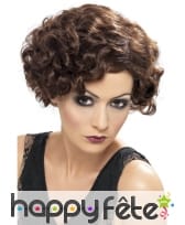 Perruque brune années 20, image 1