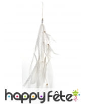 Plumes blanches à suspendre de 35 cm