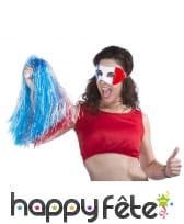 Pompon bleu blanc rouge, image 1