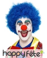 Perruque bleue clown, image 2