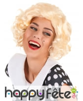 Perruque blonde courte Marylin Monroe