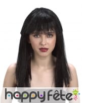 Perruque brune coupe droite