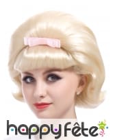 Perruque blonde de femme des années 50, image 1