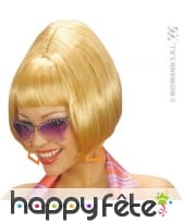 Perruque blonde des annees 60