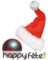 Petit bonnet de Noël lumineux