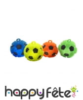 Petites balles de foot puffer lumineuses de 8cm