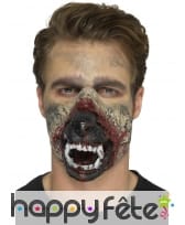 Prothèse bouche de loup garou en mousse de latex, image 3