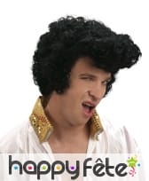 Perruque banane frisée noire