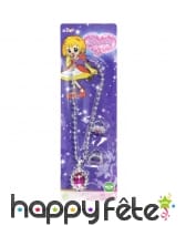 Parure beauty girl pour enfant