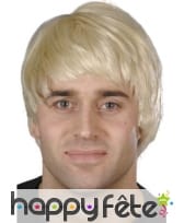 Perruque blonde homme