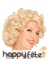 Perruque blonde style Marilyn, image 1