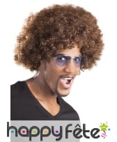 Perruque chatain afro, image 1
