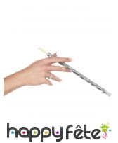 Porte cigarette argenté recouvert de sequins, image 1