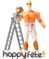 Poupée catcheur avec accessoires