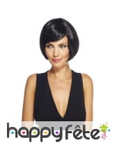 Perruque carré court avec frange sur le côté, image 1