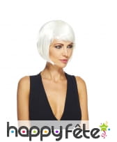 Perruque carré court avec frange sur le côté, image 4