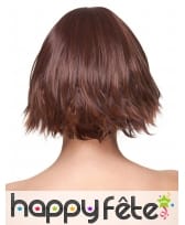 Perruque chatain courte, luxe, image 1