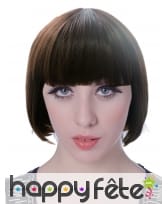 Perruque chatain courte, luxe, image 3