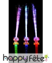 Plumeau clown clignotant