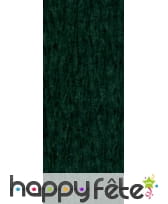 Papier crepe décor vert bouteille de 0.70x10m