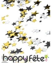 Petites confettis en forme d'étoile