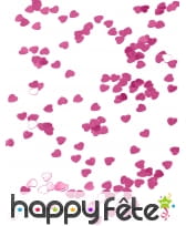 Petits confettis en forme de coeurs métallisés, image 3