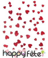 Petits confettis en forme de coeurs métallisés, image 6