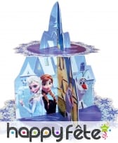 Présentoir cupcakes en carton, La reine des neiges