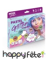 Paillettes cosmétique fines pastel en pot de 5gr, image 9