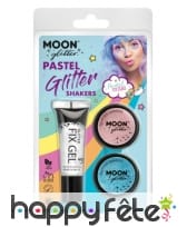 Paillettes cosmétique fines pastel en pot de 5gr, image 18