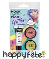 Paillettes cosmétique fines pastel en pot de 5gr, image 19