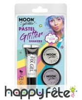 Paillettes cosmétique fines pastel en pot de 5gr, image 21