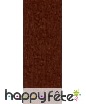 Papier crepon marron noyer de 50 x 200 cm