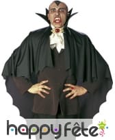 Petite cape noire de vampire avec collerette, image 6